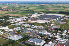 Industrial and commercial area in Offenbach an der Queich in the state Rhineland-Palatinate, Germany