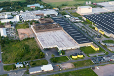 Industrial area InterPark in Offenbach an der Queich in the state Rhineland-Palatinate, Germany
