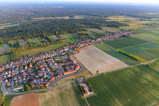 On the Höhenweg and Saastr from the north in Kandel in the state Rhineland-Palatinate, Germany
