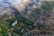 Aerial view of Edith Stein Specialist Clinic - Clinic for Orthopaedics in Bad Bergzabern in the state Rhineland-Palatinate, Germany