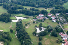 Golf Club in Soufflenheim in the state Bas-Rhin, France from the plane
