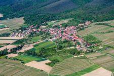 Rott in the state Bas-Rhin, France viewn from the air