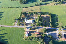 Skatelöv in the state Kronoberg, Sweden from above
