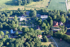 Aerial photograpy of Odensjö in the state Kronoberg, Sweden