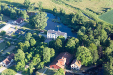 Odensjö in the state Kronoberg, Sweden from above