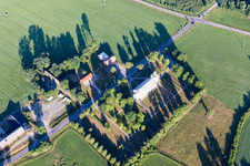 Skatelöv in the state Kronoberg, Sweden from the plane