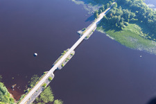 Tvetaryd in the state Kronoberg, Sweden from above