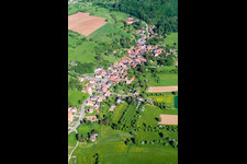 Village view in Gœrsdorf in the state Bas-Rhin, France