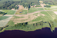 Oblique view of Hunna in the state Kronoberg, Sweden