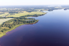 Hunna in the state Kronoberg, Sweden from above