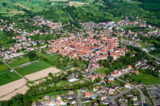 Wœrth in the state Bas-Rhin, France out of the air