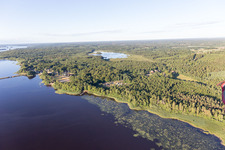 Aerial view of Torne in the state Kronoberg, Sweden