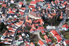 Center in the district Maximiliansau in Wörth am Rhein in the state Rhineland-Palatinate, Germany