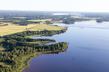 Hunna in the state Kronoberg, Sweden from a drone