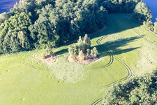 Skäggalösa in the state Kronoberg, Sweden from the drone perspective