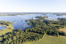 Aerial photograpy of Vrankunge in the state Kronoberg, Sweden