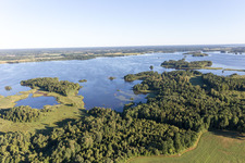Oblique view of Vrankunge in the state Kronoberg, Sweden