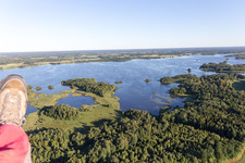 Vrankunge in the state Kronoberg, Sweden from above