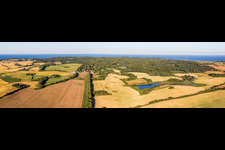 Panorama Klintholm Møn, Klintholm Gods in Borre in the state Zealand, Denmark
