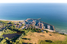 Borre in the state Zealand, Denmark out of the air