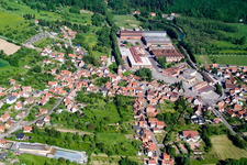 Drone image of Zinswiller in the state Bas-Rhin, France