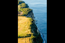 Aerial photograpy of Borre in the state Zealand, Denmark
