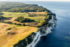 Borre in the state Zealand, Denmark from the plane