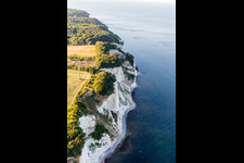 Aerial view of Borre in the state Zealand, Denmark