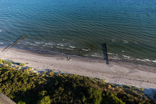 Borre in the state Zealand, Denmark from the drone perspective