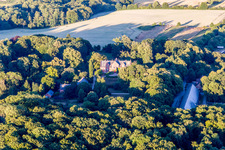 Drone recording of Stege in the state Zealand, Denmark