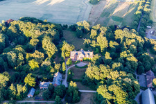 Stege in the state Zealand, Denmark from the drone perspective