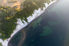 Aerial photograpy of Borre in the state Zealand, Denmark
