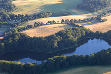 Borre in the state Zealand, Denmark seen from above