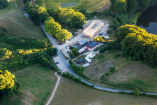(DK), Møns Klint Resort and Camping in Borre in the state Zealand, Denmark out of the air