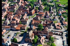 Drone image of Neuwiller-lès-Saverne in the state Bas-Rhin, France