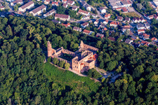 Limburg Monastery in the district Grethen in Bad Dürkheim in the state Rhineland-Palatinate, Germany out of the air