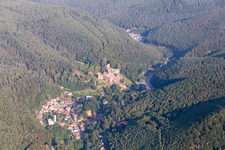 Castle and fortress ruins in the district Hardenburg in Bad Dürkheim in the state Rhineland-Palatinate, Germany