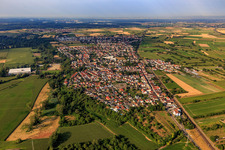 Gernersheimer Street in the district Berghausen in Römerberg in the state Rhineland-Palatinate, Germany