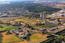 Hermitage Waghäusel in Waghäusel in the state Baden-Wuerttemberg, Germany from a drone