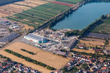 Heidelberger Sand und Kies GmbH - Gravel works Waghäusel in the district Wiesental in Waghäusel in the state Baden-Wuerttemberg, Germany