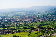 Saverne, Monswiller from the north in Monswiller in the state Bas-Rhin, France