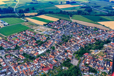 Main road from the north in Kuhardt in the state Rhineland-Palatinate, Germany