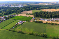 Corn maze at Seehof in Steinweiler in the state Rhineland-Palatinate, Germany
