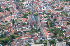 St. Vitus from the west in the district Rheinsheim in Philippsburg in the state Baden-Wuerttemberg, Germany