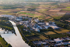 Building and production halls on the premises of the chemical manufacturers ICL Germany Ladenburg / BK Giulini GmbH on Neckar in Ladenburg in the state Baden-Wurttemberg, Germany