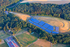 PV system on a landfill in the district Langenbrombach in Brombachtal in the state Hesse, Germany
