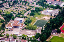 School building of the IGS Ruelzheim in Ruelzheim in the state Rhineland-Palatinate, Germany