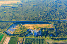 Landfill of the ZAKB - Waste Management Association of the Bergstraße District in the district Hüttenfeld in Lampertheim in the state Hesse, Germany
