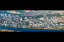 District BASF in Ludwigshafen am Rhein in the state Rhineland-Palatinate, Germany