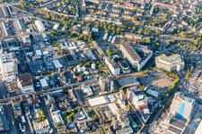 District BASF in Ludwigshafen am Rhein in the state Rhineland-Palatinate, Germany seen from a drone